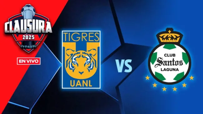 Tigres vs Santos EN VIVO Liga MX Clausura 2025 Jornada 12