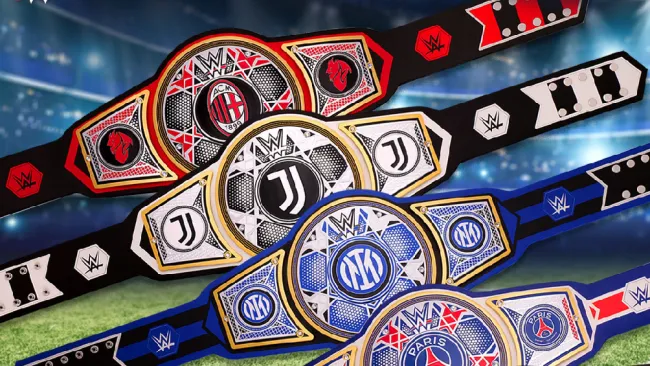 WWE y grandes del futbol europeo hacen alianza en la venta de ‘Cintos’ de campeón conmemorativos