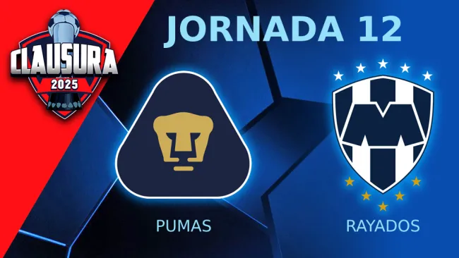 Pumas vs Rayados: ¿Cuándo y dónde ver el partido correspondiente de la Jornada 12 del Clausura 2024