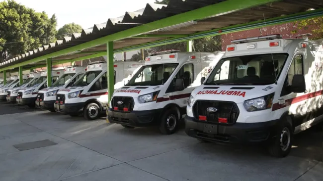 Ambulancias públicas en la CDMX