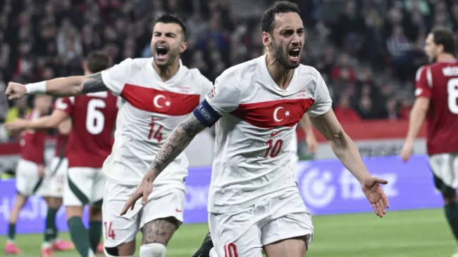 ¡Otra goleada! Turquía aplasta a Hungría y asciende a la Liga A de la Nations League