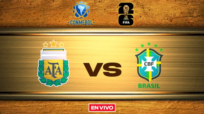 Argentina vs Brasil EN VIVO Eliminatorias Mundialistas Conmebol Jornada 14