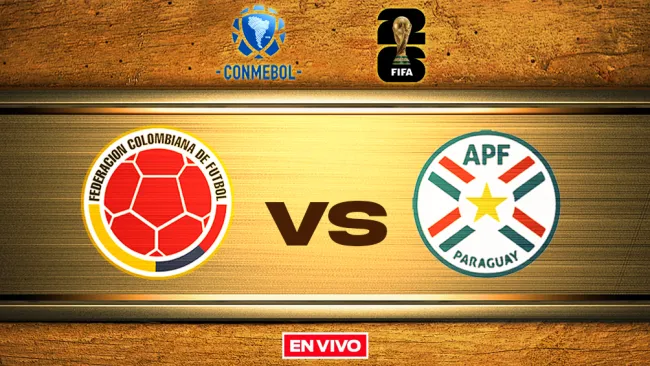 Colombia vs Paraguay EN VIVO Eliminatorias Mundialistas Conmebol Jornada 14
