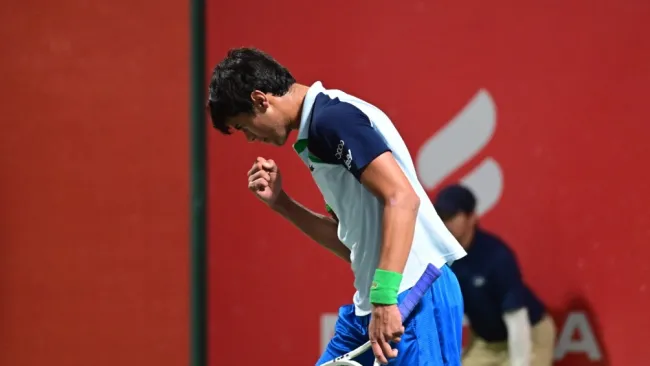 Rodrigo Pacheco, joven tenista mexicano, eliminado del Morelia Open
