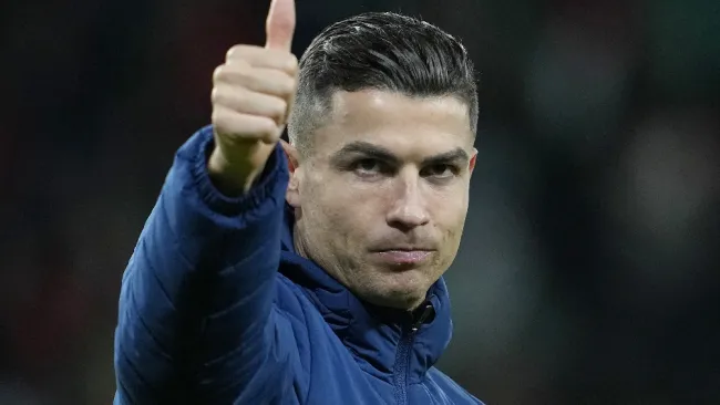 Cristiano Ronaldo durante un partido de Portugal 