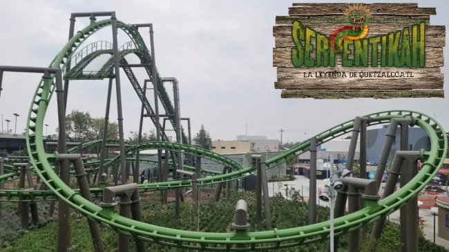 Esta atracción tiene una longitud de 540 metros.