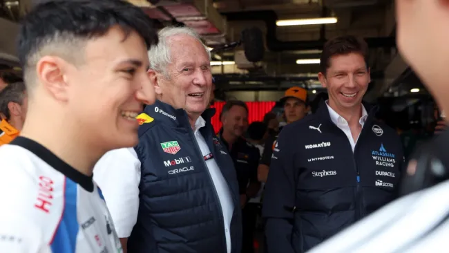 Helmut Marko explicó visita a Alpine en China