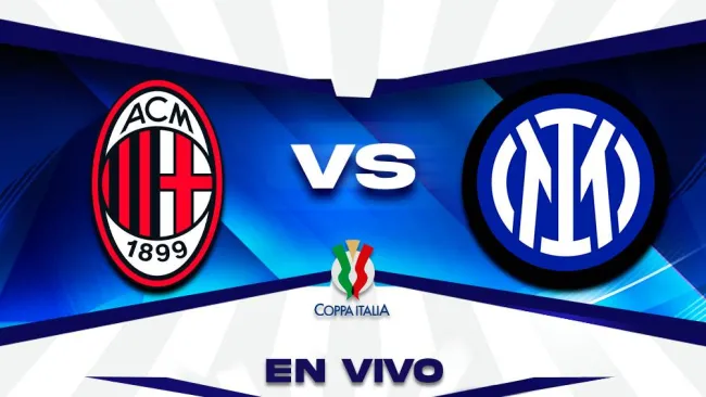 Milan vs Inter de Milan EN VIVO Coppa Italia Semifinal Ida