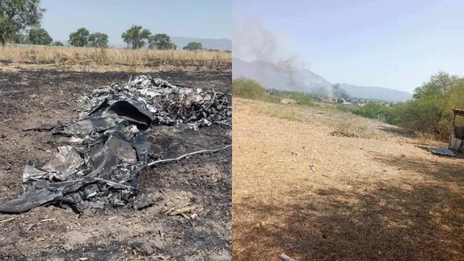 Se desploma aeronave de la Fuerza Aérea en Ameca, Jalisco; confirman dos muertos