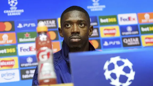 Dembélé en conferencia previa a la Vuelta de Champions