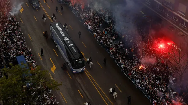Recibimiento al Real Madrid