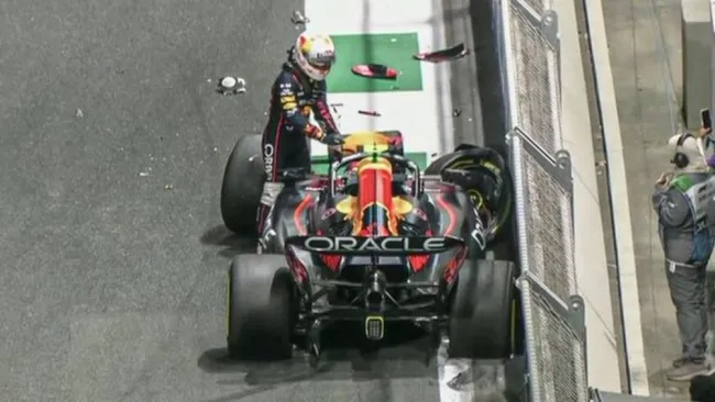 ¡RB21 dañado! Yuki Tsunoda choca y provoca bandera roja en FP2 de Arabia Saudita