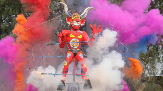 Acabar con los demonios es una representación de vencer la maldad.