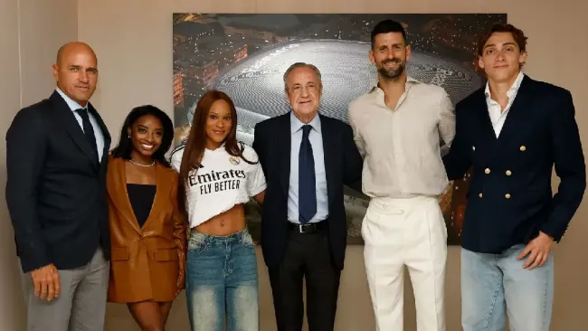 Figuras del deporte visitaron la casa blanca