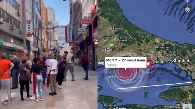 Sismo de magnitud 6.2 sacude Estambul; se registran réplicas y un herido