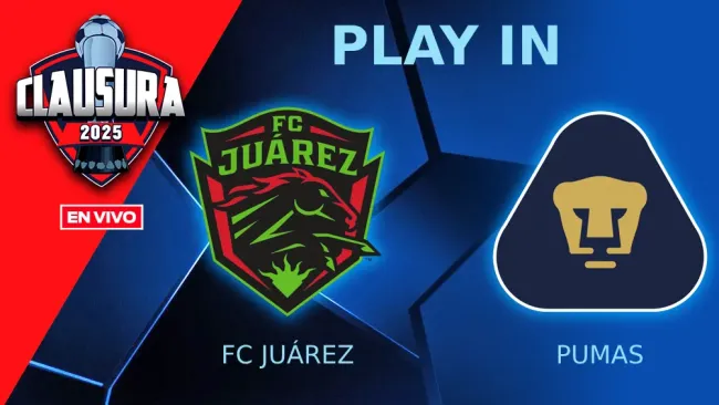 FC Juárez vs Pumas EN VIVO Liga MX Play In Clausura 2025