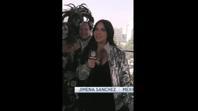 Jimena Sánchez anuncia pick de cuarta ronda de los Raiders desde la CDMX