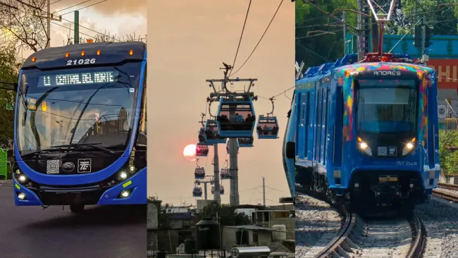 Por ser Día del Trabajo no es mucha la demanda del transporte público.