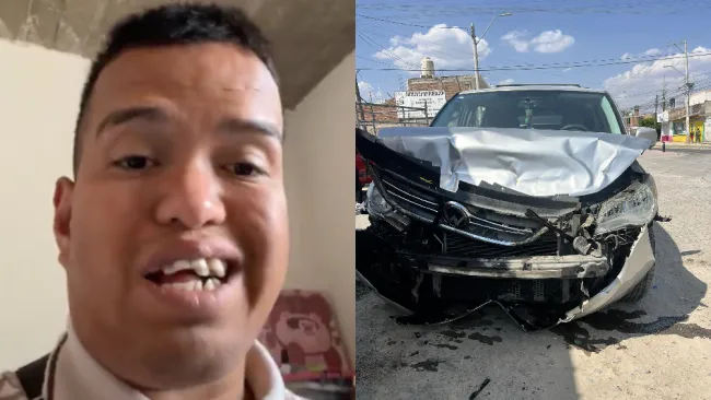 El famoso personaje detalló cómo fue el momento del choque.