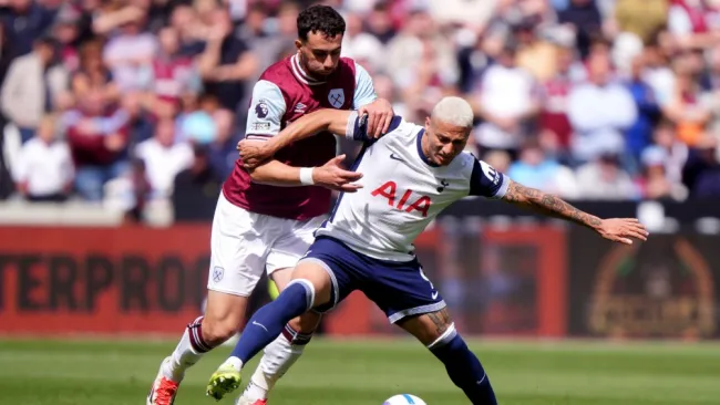 West Ham sin Edson Álvarez empata 1-1 ante Tottenham 