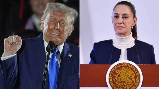 Trump critica a Sheinbaum: “Le tiene miedo a los cárteles”