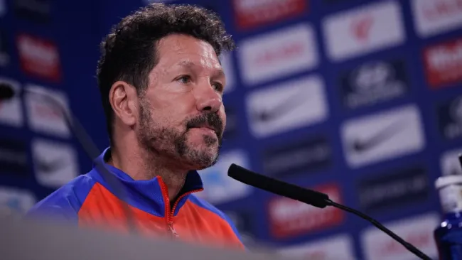 Cholo Simeone en rueda de prensa