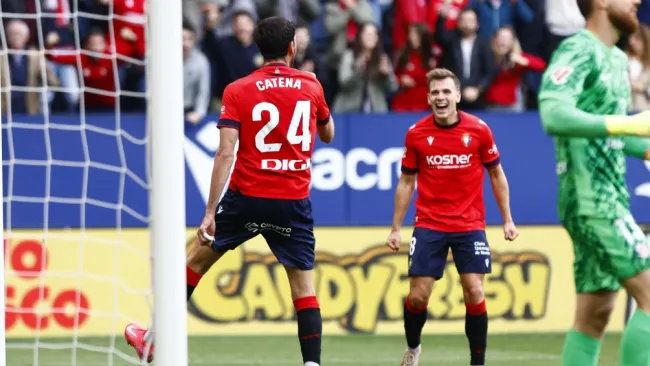 Osasuna vence a Atlético de Madrid