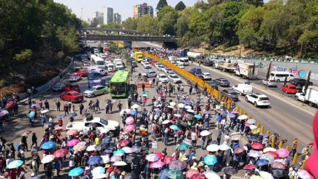 ¡Precaución! Megamarcha de la CNTE afecta vialidades clave en CDMX