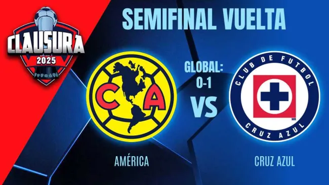 América vs Cruz Azul: ¿Cuándo y dónde ver la Vuelta de la Semifinal del Clausura 2025 de la Liga MX?