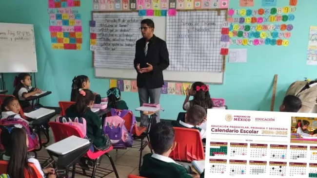 Así quedará el calendario escolar de la SEP 2025–2026