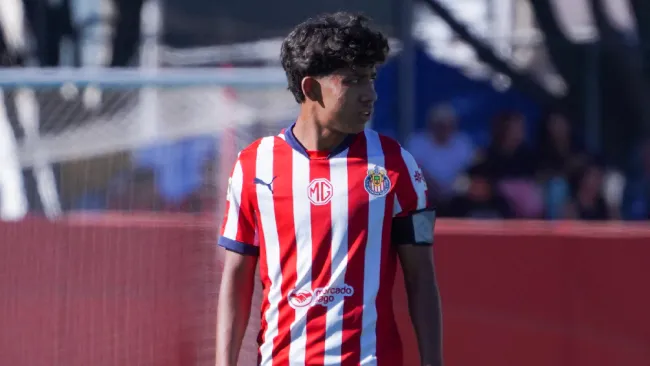 García actualmente se desempeña en la categoría Sub 17
