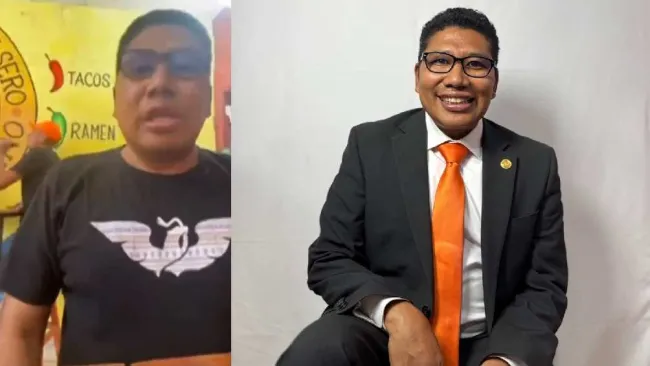 Diputado de Veracruz toma sesión desde una taquería y genera polémica 