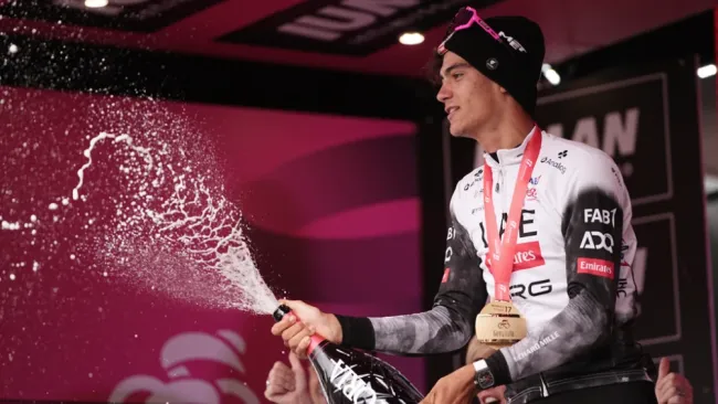 Isaac Del Toro tras triunfo en el Giro de Italia: "Nunca me rendiría, no tengo nada que perder"