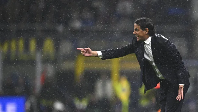 Inzaghi durante la Semifinal de Champions