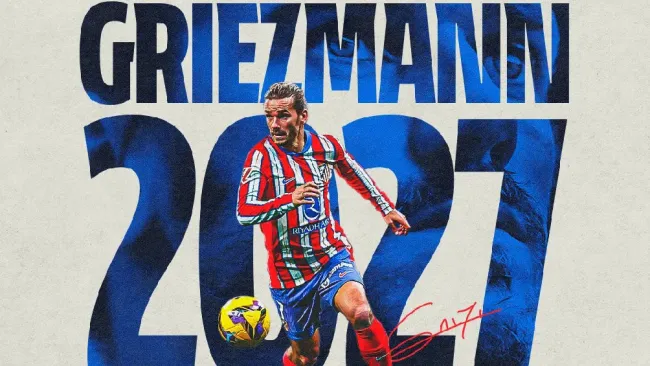 Antoine Griezmann hasta 2027 con el Atleti