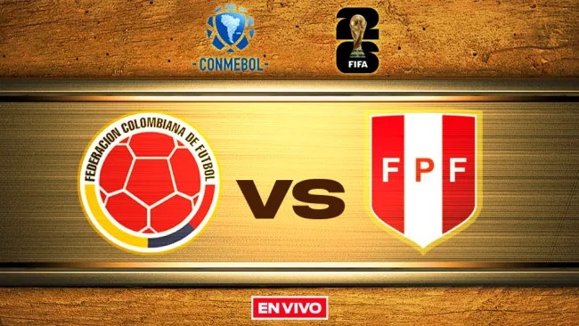 Colombia vs Perú EN VIVO Eliminatorias Mundialistas Conmebol Jornada 15