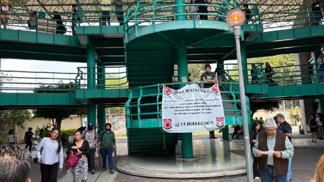 La mañana de este jueves inició oficialmente la huelga.