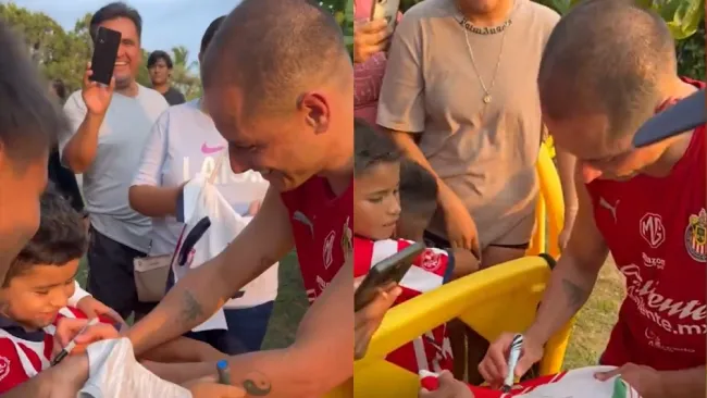 Chicharito se roba el show con Chivas por gesto con aficionados