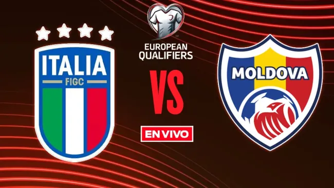 Italia vs Moldavia EN VIVO Eliminatoria Mundialistas UEFA