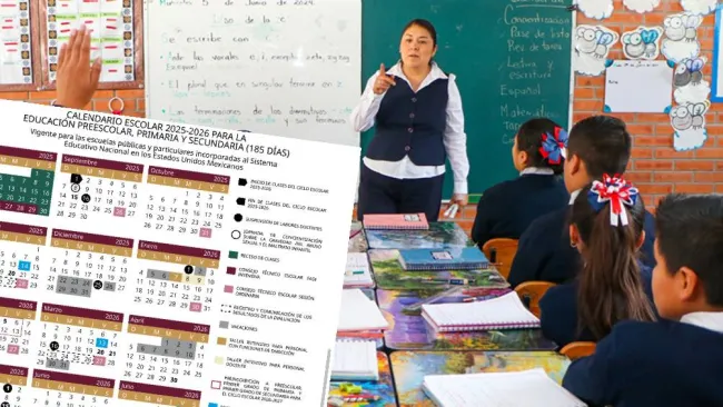 Publican CALENDARIO OFICIAL de la SEP para el ciclo escolar 2025-2026