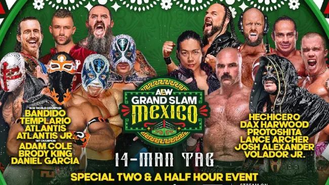AEW Grand Slam Mexico todo un éxito en La Catedral de La Lucha Libre mexicana