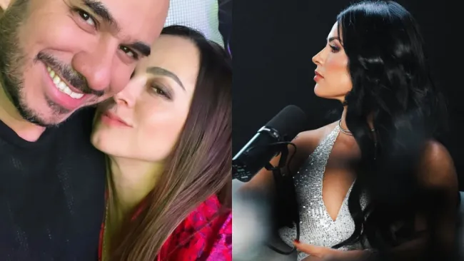 La modelo le sacó al youtuber sus trapitos al sol.