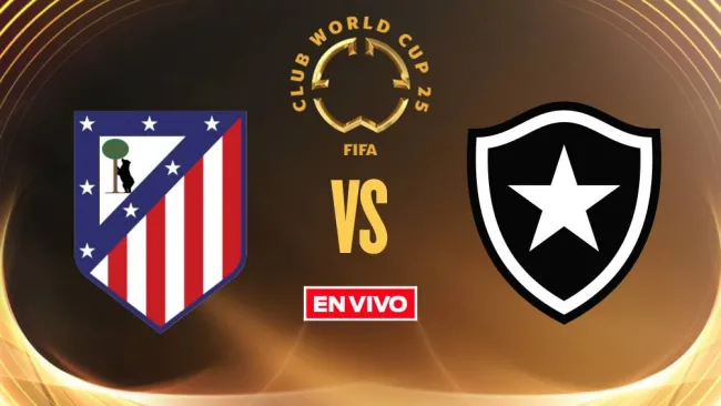 Atlético de Madrid vs Botafogo EN VIVO Mundial de Clubes Jornada 3