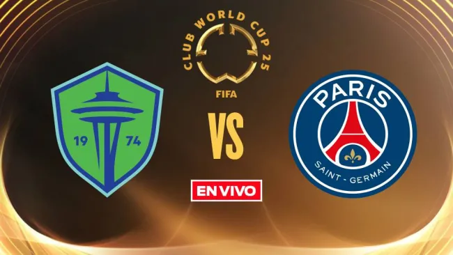 Seattle Sounders vs PSG EN VIVO Mundial de Clubes Jornada 3
