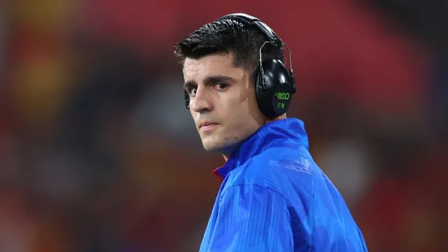 Álvaro Morata con la selección española