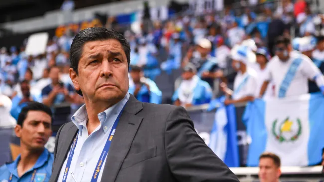 Fernando Tena con la selección de Guatemala