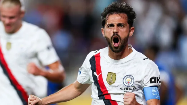 Bernardo Silva generó polémica con el primer gol