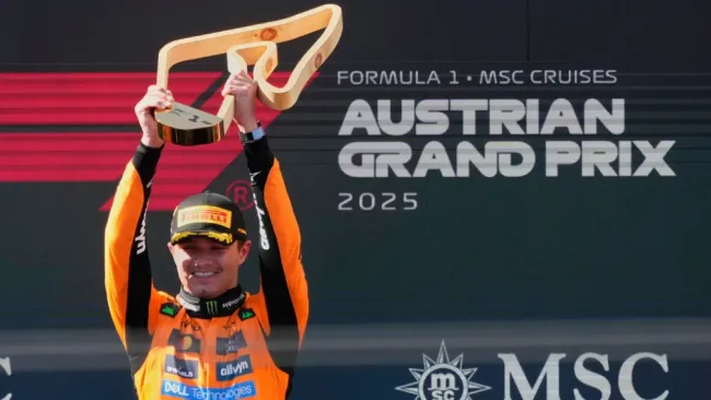 Norris recibe otro diez cerrado tras victoria en el Gran Premio de Austria