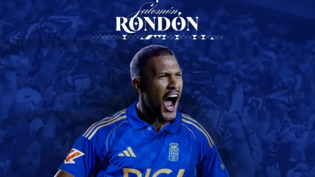 ¡Oficial! Real Oviedo anuncia fichaje de Salomón Rondón