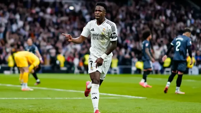 Vinicius JR con el Real Madrid